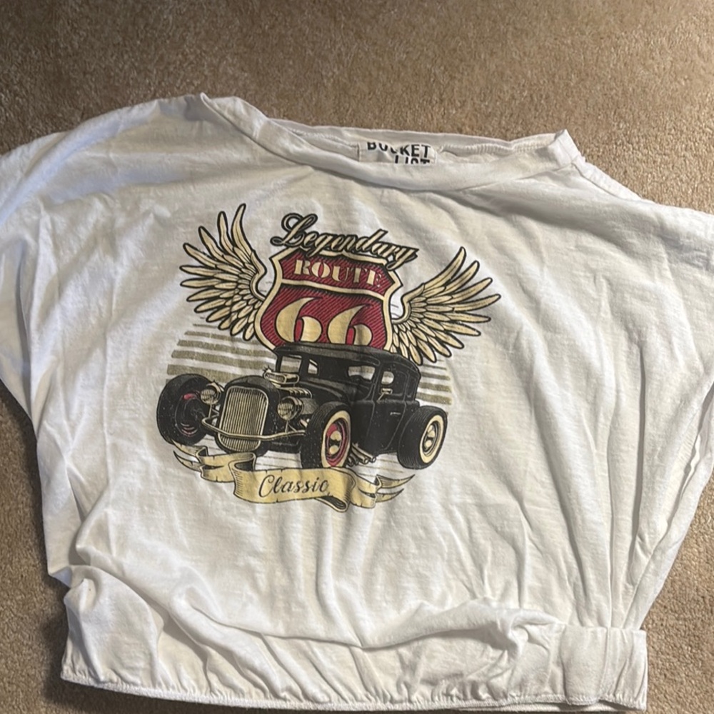 BUCKETLIST White Legendary Route 66 Tee